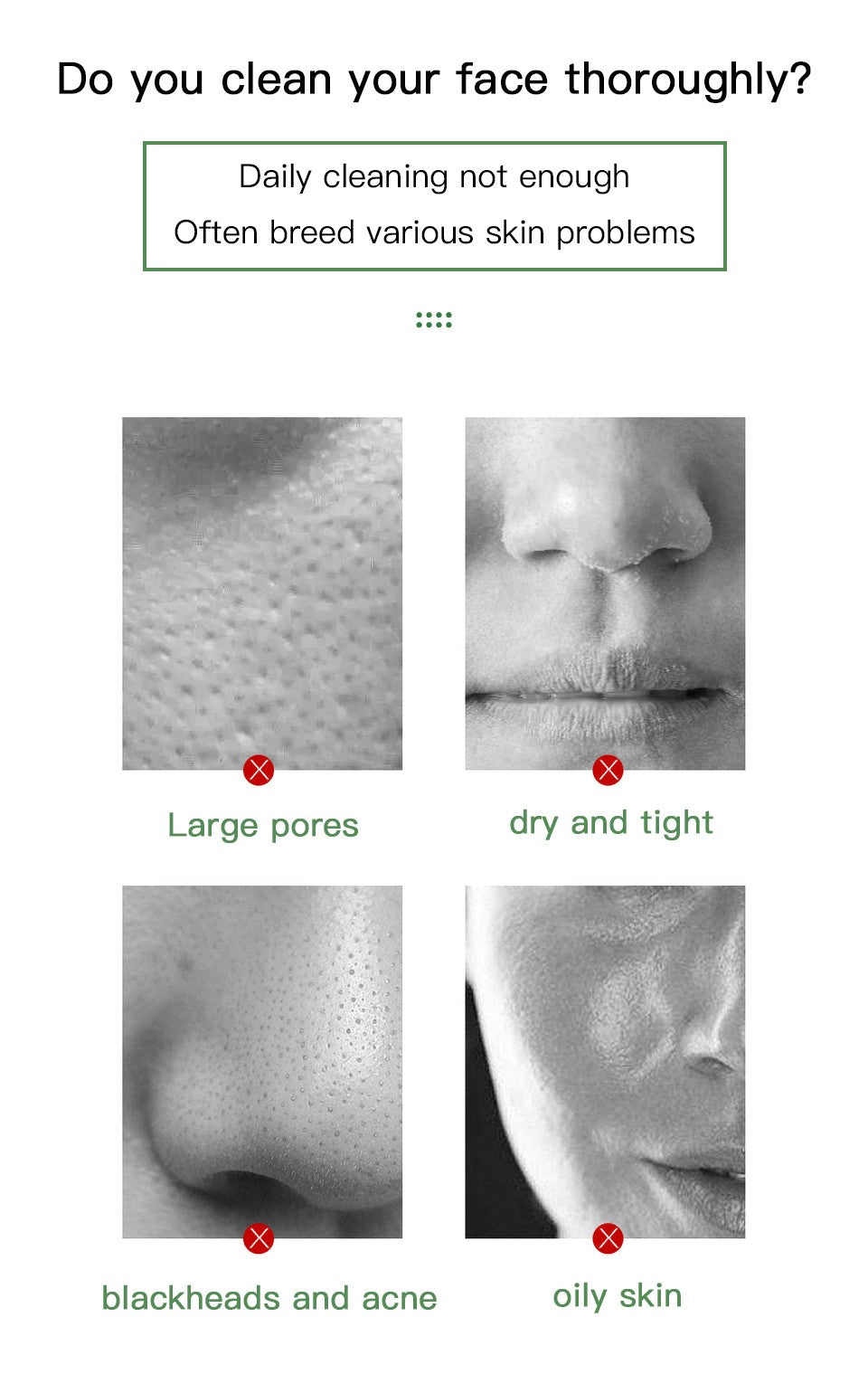 IBCCCNDC Face Mask Green Tea Clay Oil Control Deep Cleaning Blackhead Remover Purifying Shrinks Pores Nourishing Acne Treatment