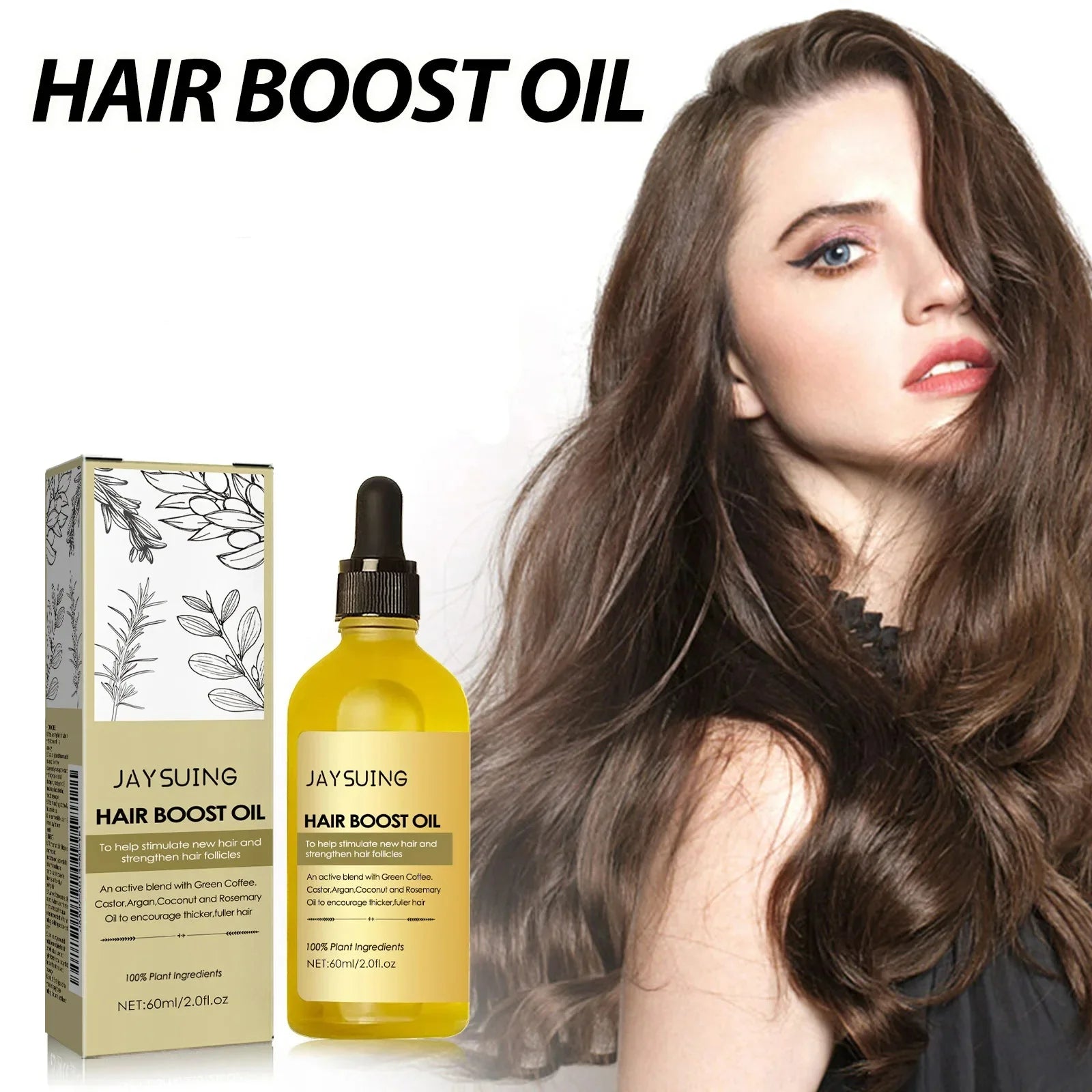 Hair Growth Serum Dense Regrowth Baldness Repair Preventing Hair Loss Nourishing Smoothing Split Ends Fast Growing Essential Oil