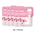 5pcs LAIKOU Japan Sakura Mud Face Mask Anti Wrinkle Night Facial Packs Skin Clean Dark Circle Moisturize Anti-Aging For Facecare