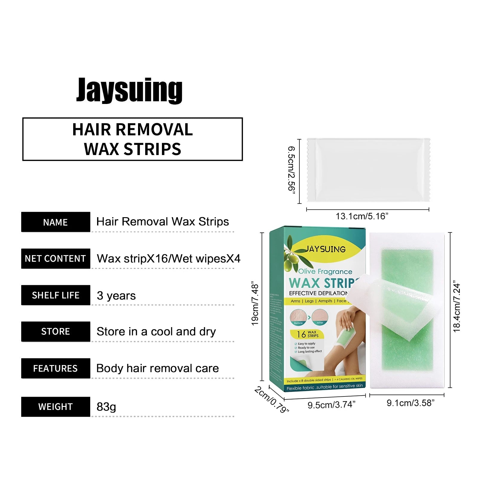 Hair Removal Wax Strips Professional Mild Nonwoven Body Depilation For Face Legs Bikini Underarm Arm Summer Epilator Beauty Tool
