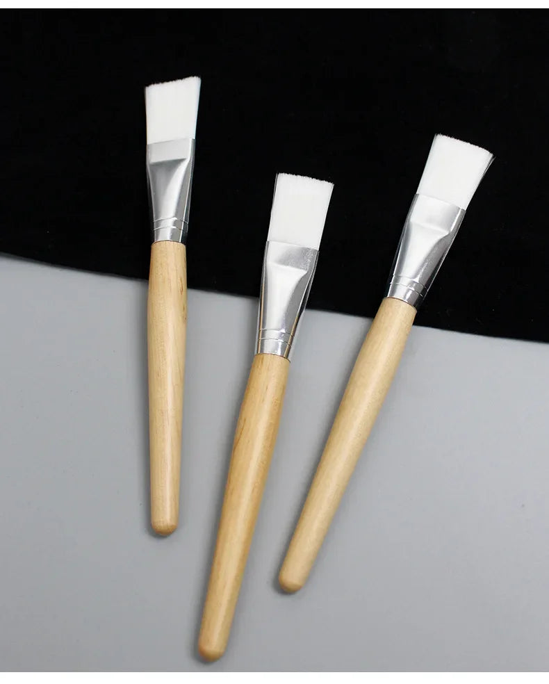 Face Skin Care Tools Mask Brushes Soft Fiber Wool Hair Brush Mud Gel Mask Applicator DIY Skin Care Face Beauty Cosmetic Skincare