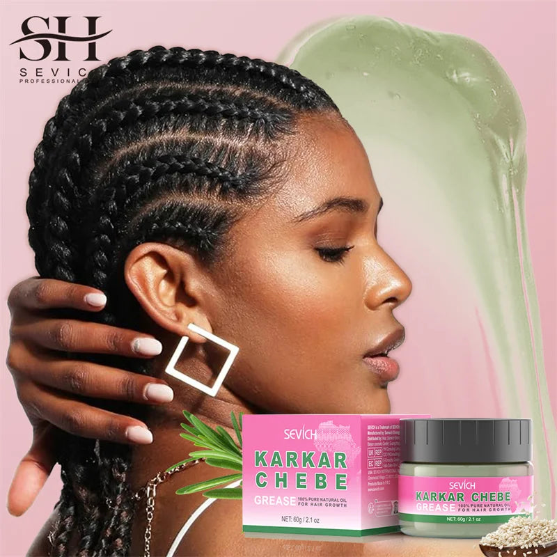 100% Pure Natural Karkar Chebe Oil Batana Butter Hair Growth Oil Rosemary Repair Damaged Hair Treatment Oil Anti-Hair Loss Care