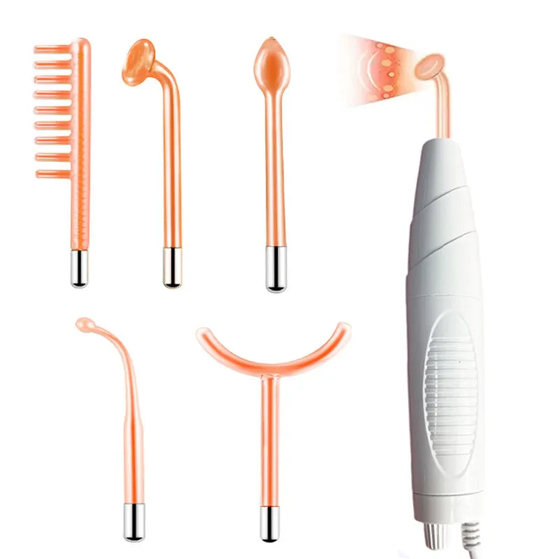 High Frequency Beauty Equipment Skin Acne Scar Removal Wand High Frequency Hair Growth Scalp Care Electrotherapy Machine