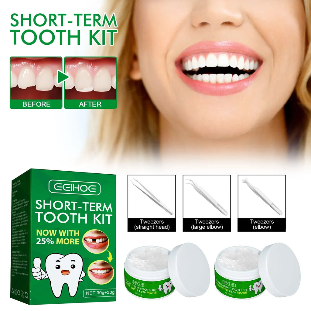 Temporary Tooth Repair Kit Teeth Gaps FalseTeeth Solid Glue Denture Adhesive Teeth Whitening Tooth Beauty Tool for Fix Tooth