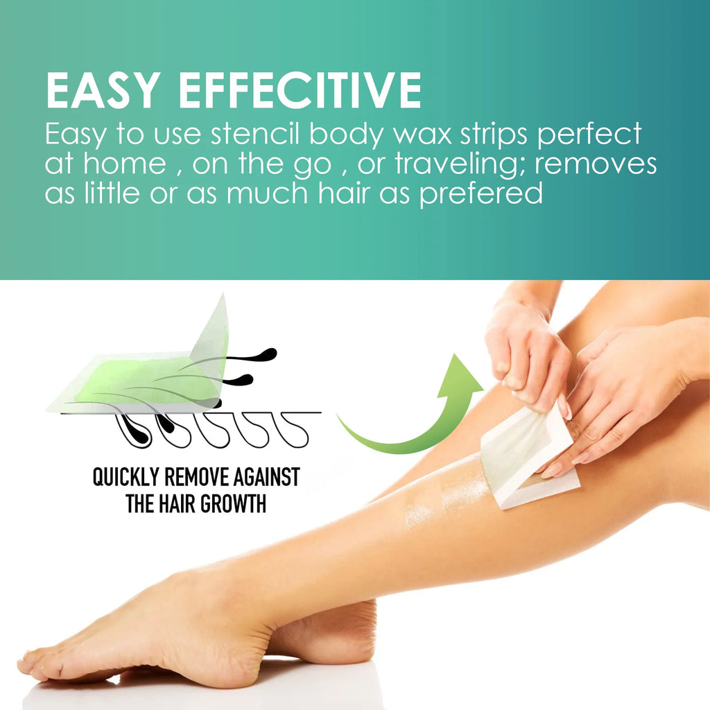 Hair Removal Wax Strips Professional Mild Nonwoven Body Depilation For Face Legs Bikini Underarm Arm Summer Epilator Beauty Tool