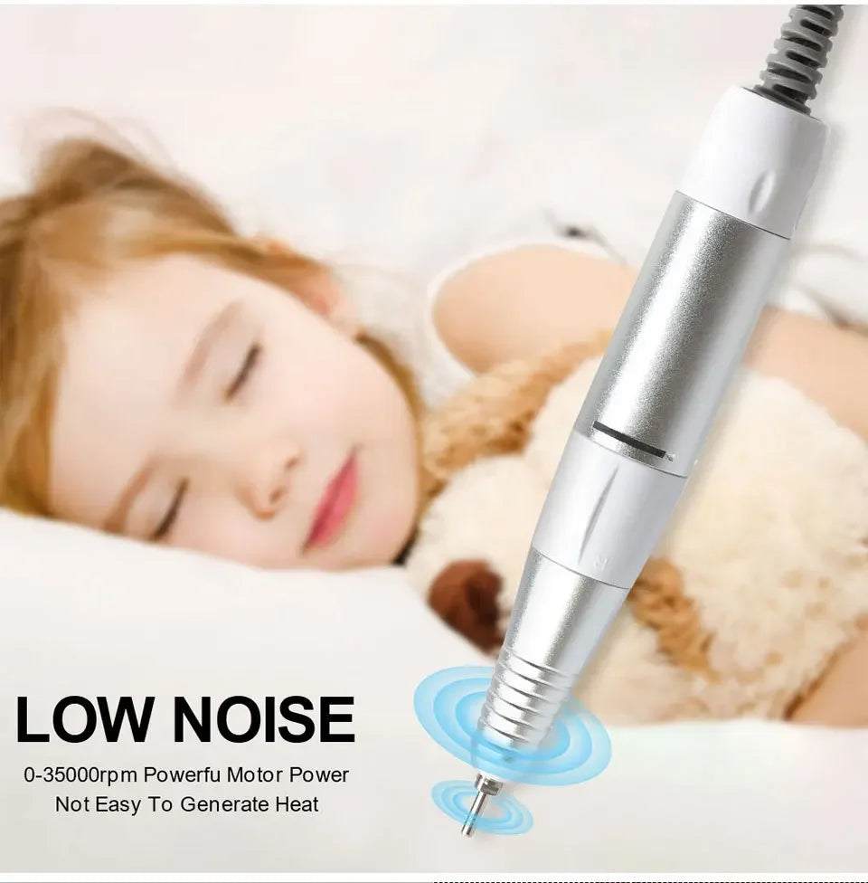35000rpm 5 Pins PLUG Electric Nail Drill Machine Handle Handpiece Pedicure Replacement Pen Manicure Beauty Tool Accessory