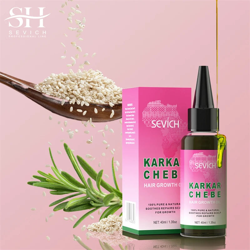 100% Pure Natural Karkar Chebe Oil Batana Butter Hair Growth Oil Rosemary Repair Damaged Hair Treatment Oil Anti-Hair Loss Care
