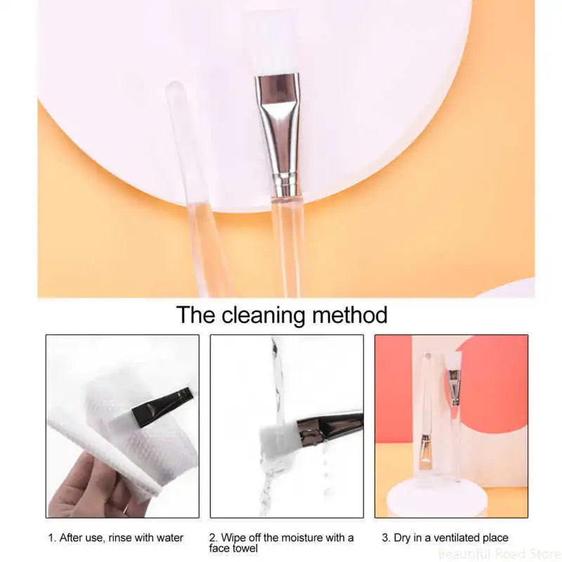 Face Skin Care Tools Mask Brushes Soft Fiber Wool Hair Brush Mud Gel Mask Applicator DIY Skin Care Face Beauty Cosmetic Skincare