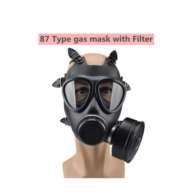 Self-Priming Full Face Mask Gas Mask Biological And Radioactive Pollution Anti-Nuclear Radiation MF14 Chemical Gas Mask