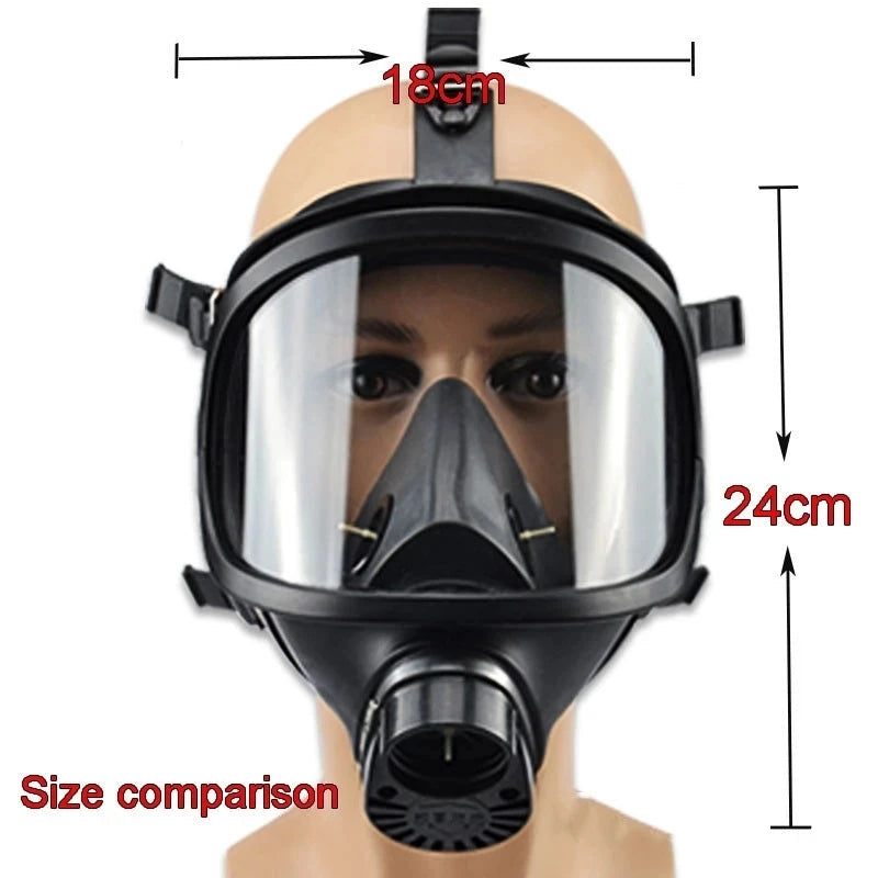 Self-Priming Full Face Mask Gas Mask Biological And Radioactive Pollution Anti-Nuclear Radiation MF14 Chemical Gas Mask