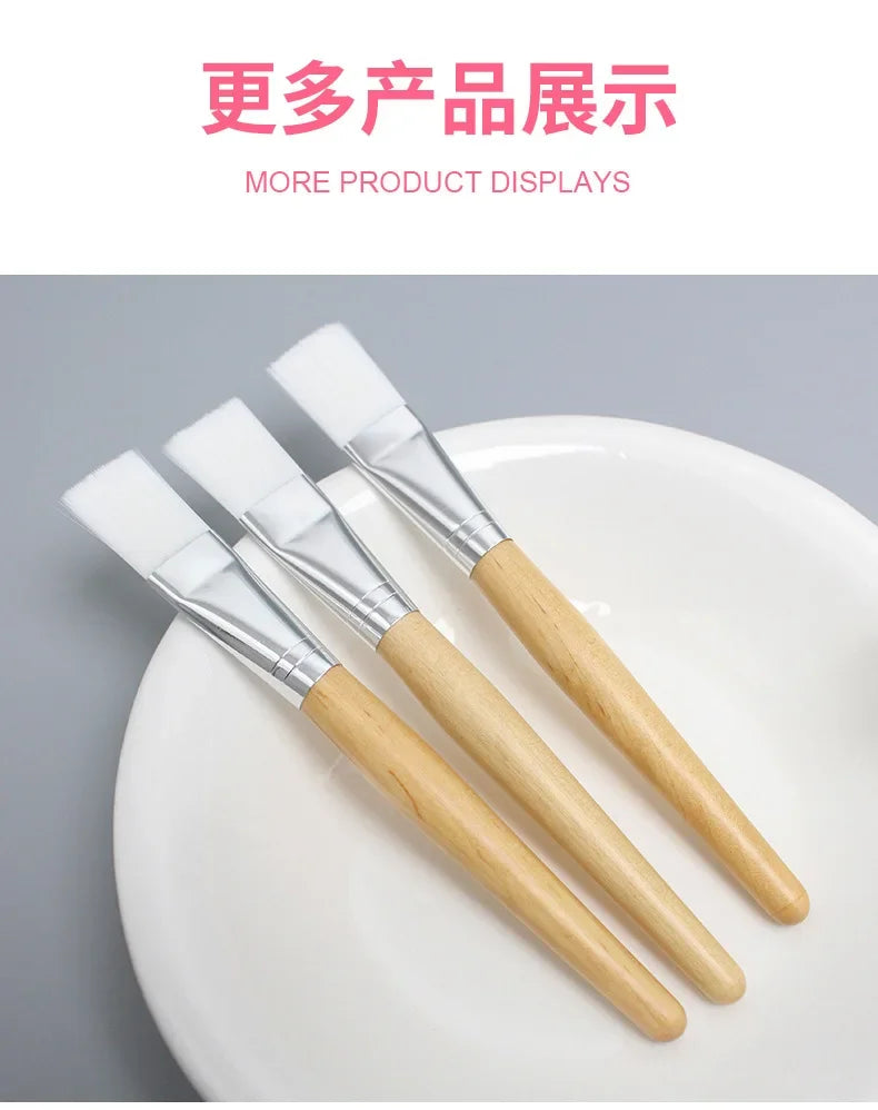 Face Skin Care Tools Mask Brushes Soft Fiber Wool Hair Brush Mud Gel Mask Applicator DIY Skin Care Face Beauty Cosmetic Skincare