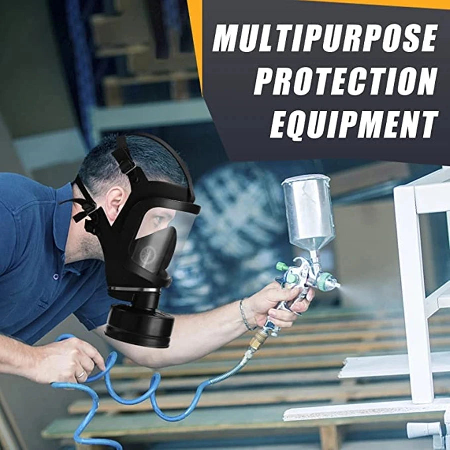 Self-Priming Full Face Mask Gas Mask Biological And Radioactive Pollution Anti-Nuclear Radiation MF14 Chemical Gas Mask