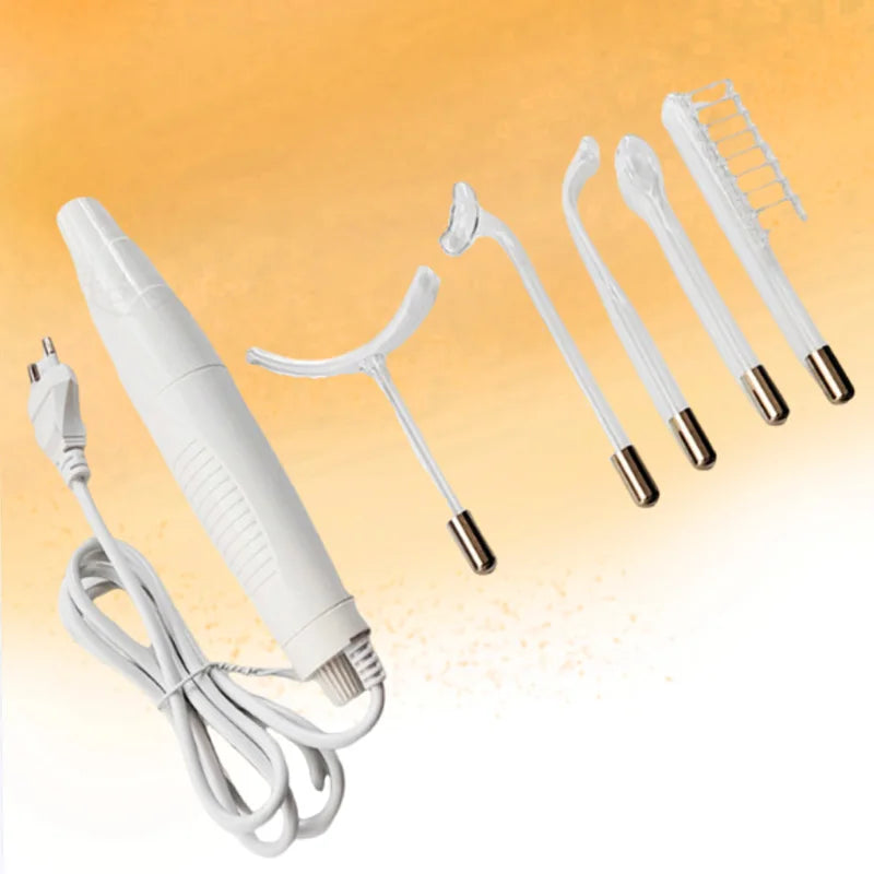 High Frequency Beauty Equipment Skin Acne Scar Removal Wand High Frequency Hair Growth Scalp Care Electrotherapy Machine