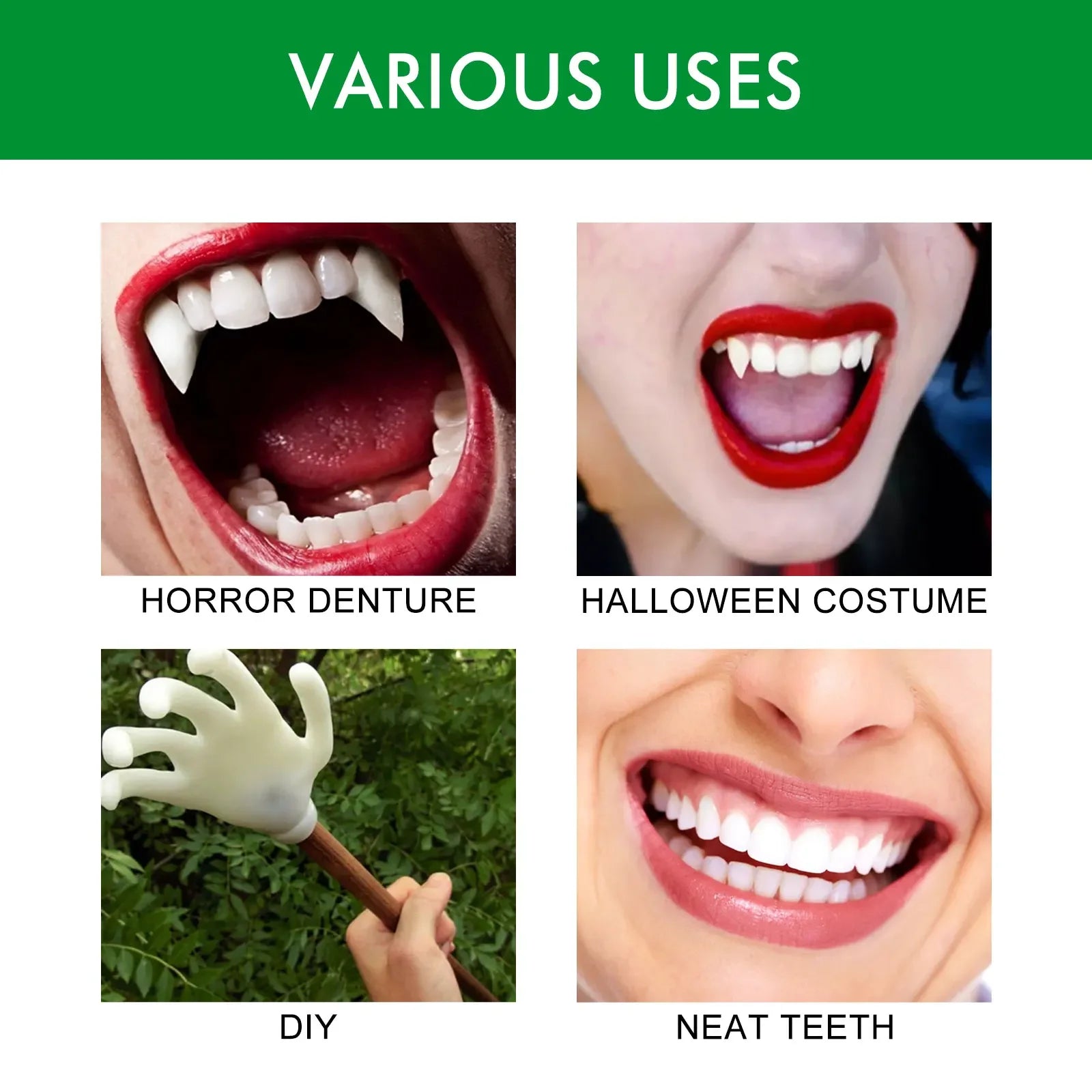 Temporary Tooth Repair Kit Teeth Gaps FalseTeeth Solid Glue Denture Adhesive Teeth Whitening Tooth Beauty Tool for Fix Tooth
